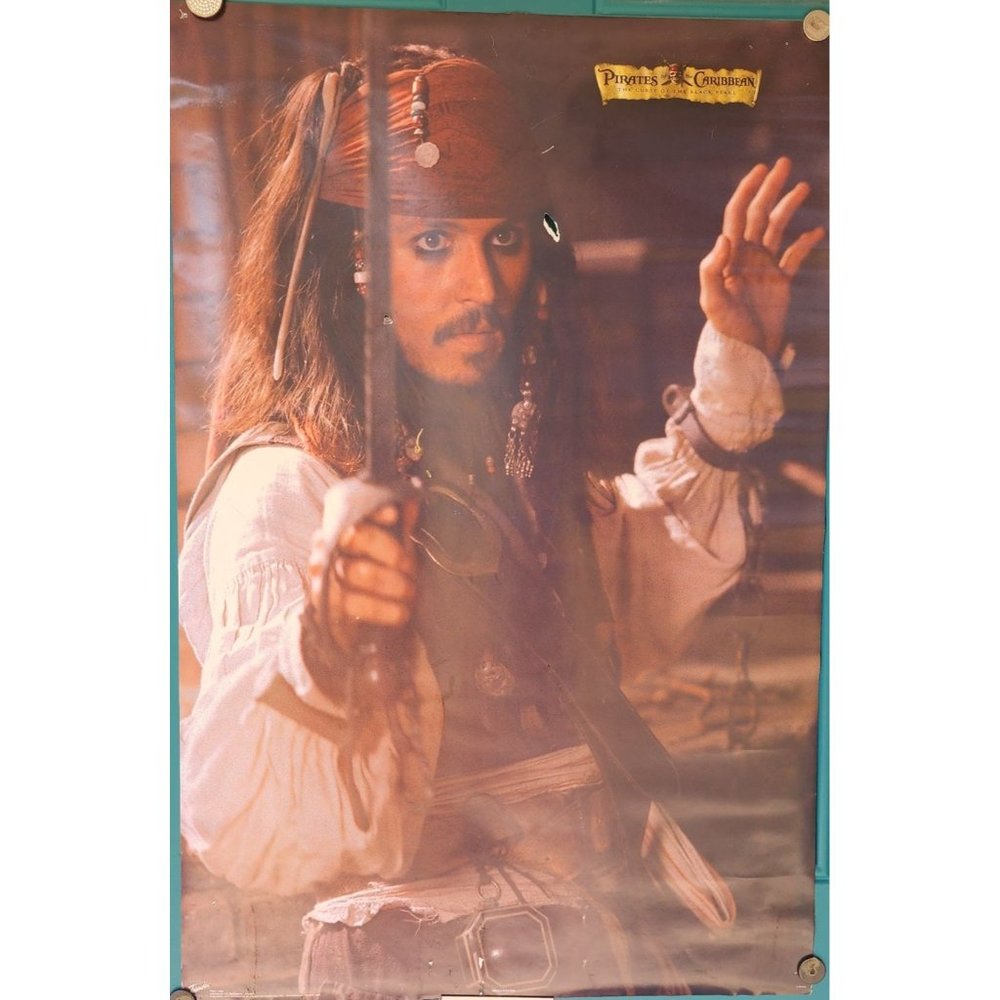 Pirates of Caribbean Johnny Depp The Black Pearl 22.5x34 Trends # 2982 Disney